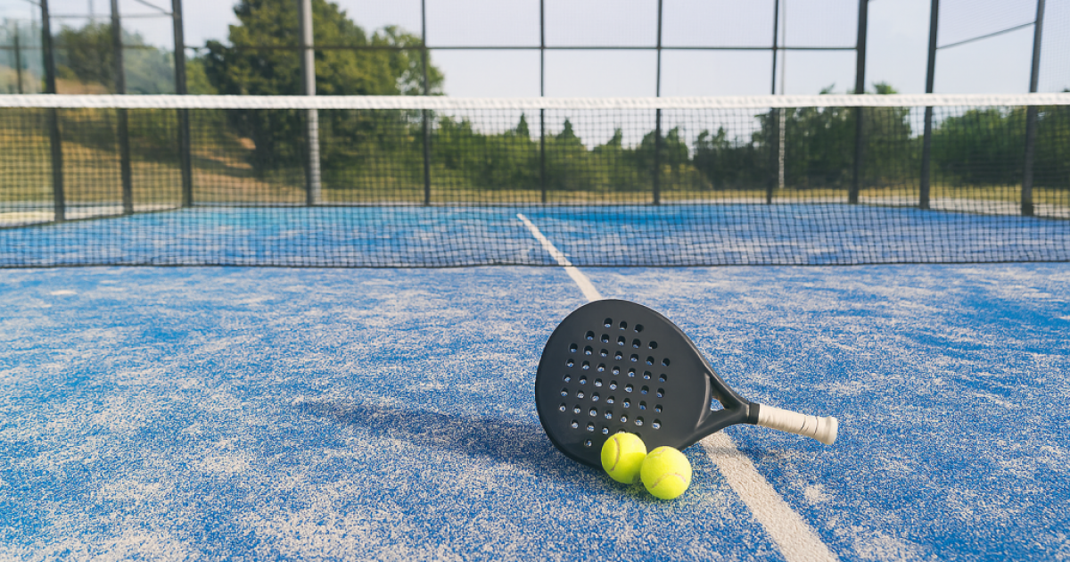 terrain de padel bleu terrain de padel bleu